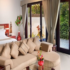 Luxury Bali Honeymoon Packages Viceroy Bali Deluxe Terrace Pool Villa Bedroom