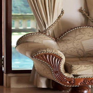 Luxury Bali Honeymoon Packages Viceroy Bali Vice Regal Pool Villa 1 Living Area Sofa