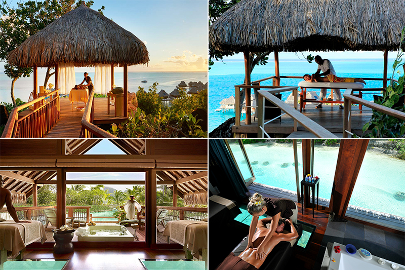 bora bora blog - Couple spa massage