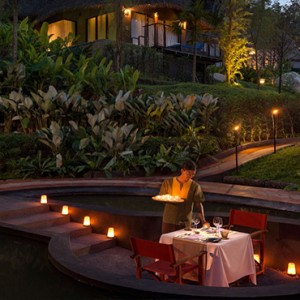 Keemala Phuket - luxury Thailand Honeymoon Packages - Private romantic dining