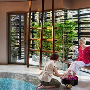 Keemala Phuket - luxury Thailand Honeymoon Packages - Spa treatment by pool