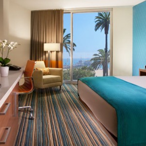 ParPartial Ocean View Rooms - the shore hotel santa monica - luxury los angeles honeymoon packages