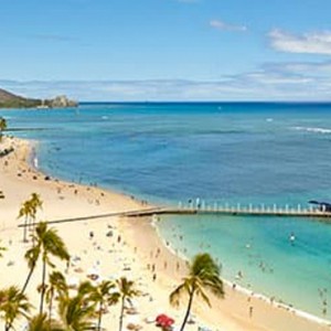 Rainbow Tower Ocean Front Room - Hilton Hawaiian Waikiki Beach - Luxury Hawaii Honeymoon Packages