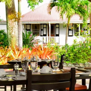 dining 3 - Montpelier Plantation and Beach - Luxury St Kitts and Nevis Holiday Packages