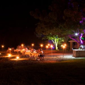 Dining On The Beach At Night Montpelier Plantation & Beach St Kitts & Nevis Honeymoons