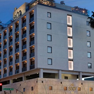 exterior - SIXTY Beverly Hills - luxury los angeles honeymoon packages