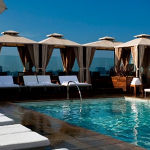 pool 2 - SIXTY Beverly Hills - luxury los angeles honeymoon packages