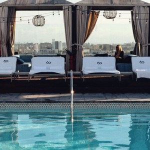 pool - SIXTY Beverly Hills - luxury los angeles honeymoon packages