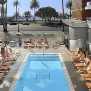 pool - the shore hotel santa monica - luxury los angeles honeymoon packages