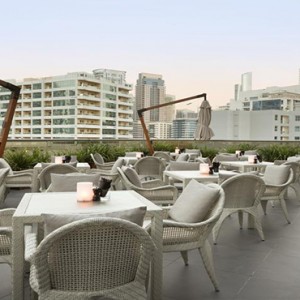 Dubai Honeymoon Packages Wyndham Dubai Marina Rooftop Restaurant Dining