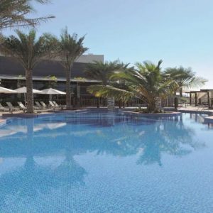 Abu Dhabi Honeymoon Packages Radisson Blu Hotel, Abu Dhabi Yas Island Outdoor Pool