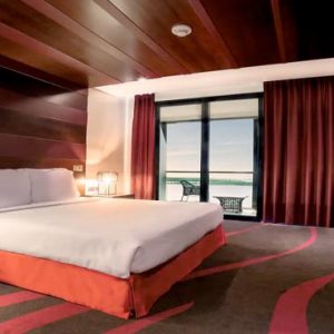 Abu Dhabi Honeymoon Packages Radisson Blu Hotel, Abu Dhabi Yas Island Suite With Balcony Sea And Golf View