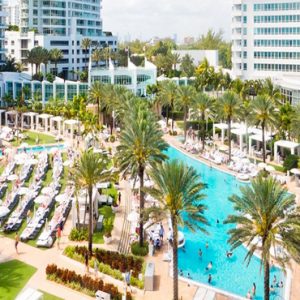 Aerial View Fontainebleau Miami Beach Miami Honeymoons