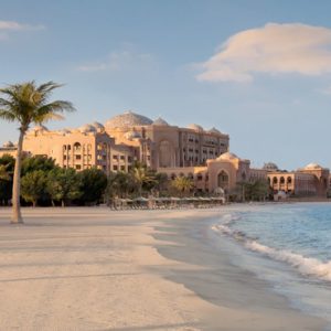 Beach In Morning Emirates Palace Abu Dhabi Abu Dhabi Honeymoons