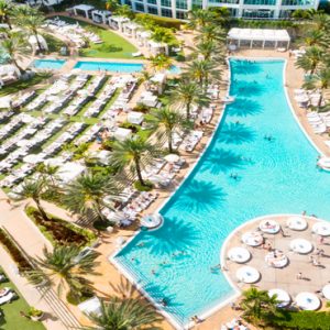 Bowtie And Oasis Pool Fontainebleau Miami Beach Miami Honeymoons