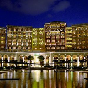 Hotel At Night The Ritz Carlton Abu Dhabi, Grand Canal Abu Dhabi Honeymoon Packages