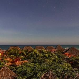 Mexico Honeymoon Packages Azulik Resort And Spa Hotel Overview At Night