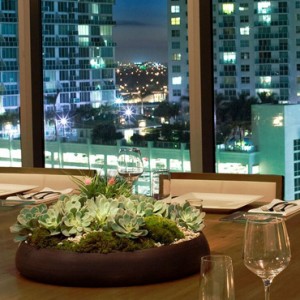Miami Honeymoon Packages Kimpton EPIC Hotel Miami Private Dining