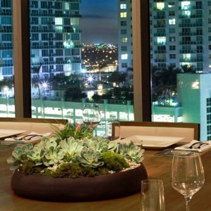 Miami Honeymoon Packages Kimpton EPIC Hotel Miami Private Dining