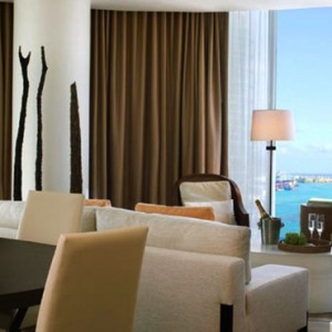 Miami Honeymoon Packages Kimpton EPIC Hotel Miami Lounge