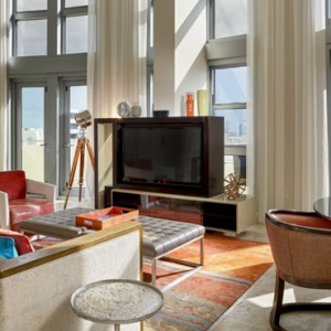 Miami Honeymoon Packages Loews Miami Beach Hotel Presidential City Skyline View Balcony Suite 2