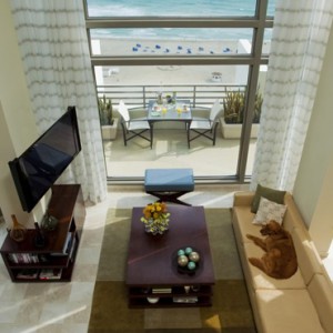 Miami Honeymoon Packages Loews Miami Beach Hotel Presidential Ocean Front Balcony Suite 2