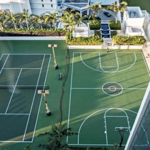 Miami Honeymoon Packages W South Beach Miami SWING Rooftop Tennis Court