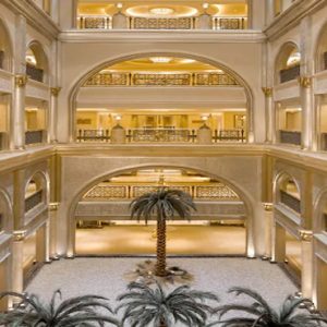 Palm Tree Corridors Emirates Palace Abu Dhabi Abu Dhabi Honeymoons