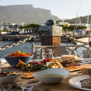 South Africa Honeymoon Packages Victoria And Alfred Hotel, Cape Town Breakfast With A View