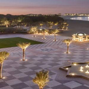 Terrace Area At Night Emirates Palace Abu Dhabi Abu Dhabi Honeymoons