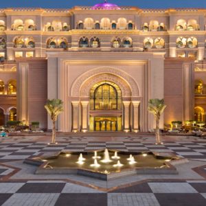 Terrace Area At Night1 Emirates Palace Abu Dhabi Abu Dhabi Honeymoons