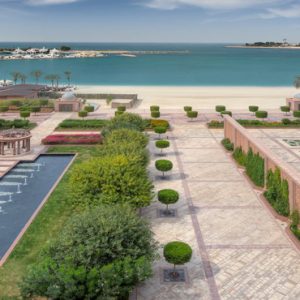 View From Terrace Emirates Palace Abu Dhabi Abu Dhabi Honeymoons