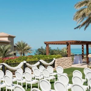 Abu Dhabi Honeymoon Packages St Regis Saadiyat Island Resort Abu Dhabi Outdoor Wedding Set Up