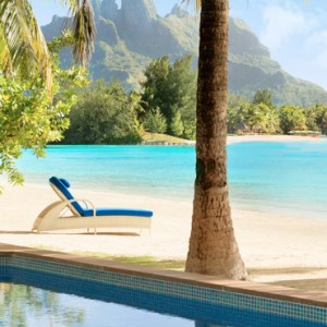 Bora Bora Honeymoon Packages St Regis Bora Bora Beachside Pool Villa
