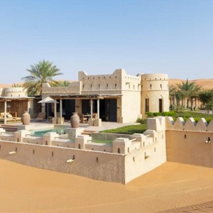 Abu Dhabi Honeymoon Packages Qasr Al Sarab Desert Resort Royal Pavilion Pool Villa 7