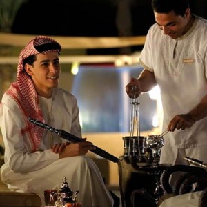 Abu Dhabi Honeymoon Packages Qasr Al Sarab Desert Resort Dining 4