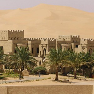 Abu Dhabi Honeymoon Packages Qasr Al Sarab Desert Resort Exterior