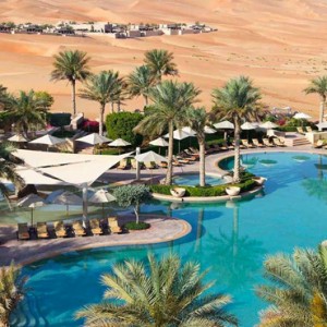 Abu Dhabi Honeymoon Packages Qasr Al Sarab Desert Resort Pool