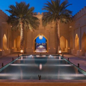 Abu Dhabi Honeymoon Packages Qasr Al Sarab Desert Resort Pool 3
