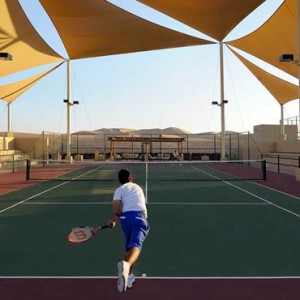 Abu Dhabi Honeymoon Packages Qasr Al Sarab Desert Resort Tennis