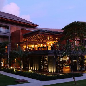 Bali Honeymoon Packages Hotel Indigo Bali Seminyak Beach Hotel Exterior At Night