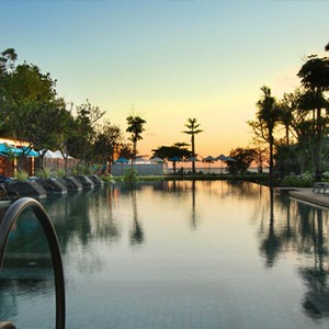 Bali Honeymoon Packages Hotel Indigo Bali Seminyak Beach Pool Sunset View