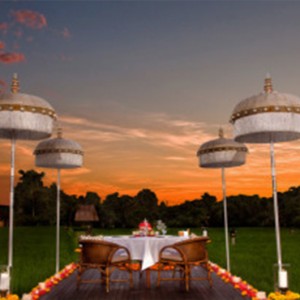 Bali Honeymoon Packages The Chedi Club Tanah Gajah, Ubud Private Dining