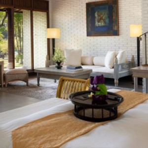 Bali Honeymoon Packages The Chedi Club Tanah Gajah, Ubud The Hadiprana Villa Living Area1