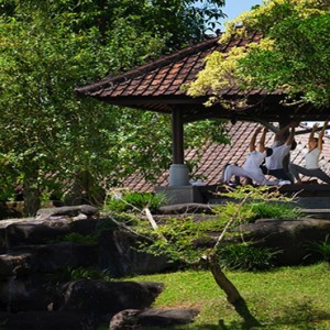 Bali Honeymoon Packages The Chedi Club Tanah Gajah, Ubud Yoga1