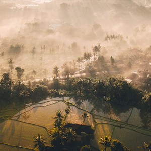 Bali Honeymoon Packages The Chedi Club Tanah Gajah, Ubud Aerial View