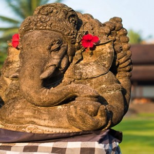 Bali Honeymoon Packages The Chedi Club Tanah Gajah, Ubud Ganesha Sculptures