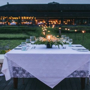 Bali Honeymoon Packages The Chedi Club Tanah Gajah, Ubud Romantic Dining