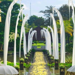 Bali Honeymoon Packages The Chedi Club Tanah Gajah, Ubud Wedding Setup1