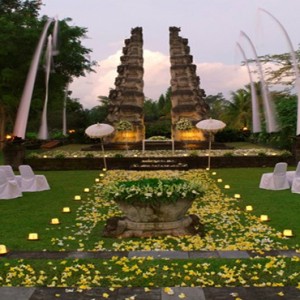 Bali Honeymoon Packages The Chedi Club Tanah Gajah, Ubud Wedding Setup4